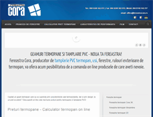 Tablet Screenshot of fereastracora.ro